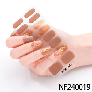 Tiras de Uñas Autoadhesivas Personalizadas al por Mayor para Arte de Uñas, Tiras de Uñas de Gel UV Semicuradas para DIY, Adhesivos y Envolturas para Uñas - Product Image 3