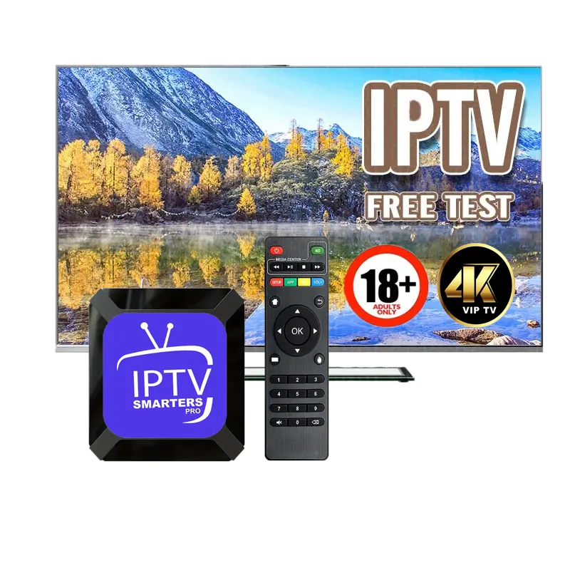 תיבת בדיקה חינם של 12 חודשים באיכות גבוהה ל-IPTV Dealer Panel טלוויזיה סטיק Iptv 4k מנוי