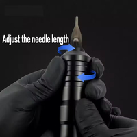 Ambition Hunter Pistolet à tatouage sans fil Kit complet complet avec 40 cartouches de tatouage 10 cartouches d'encre pour artistes débutants
