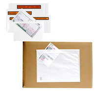 Enveloppes de liste de colisage facture pochette de glissement incluse pochette d'étiquette d'expédition auto-adhésive enveloppe d'emballage de facture des voies aériennes