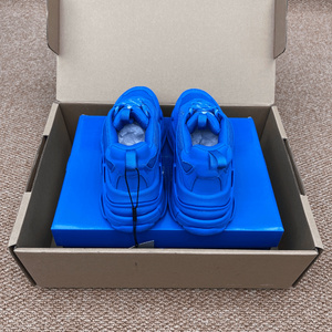 Baskets sportives bleues en polyuréthane, style streetwear décontracté, haute qualité, pour la marche et la course - Product Image 4