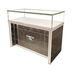 Vitrine à bijoux en acier inoxydable Vitrine ronde pour bijouterie Vitrine <span class=keywords><strong>comptoir</strong></span> en verre haut de gamme d'usine personnalisée - Product Image 3