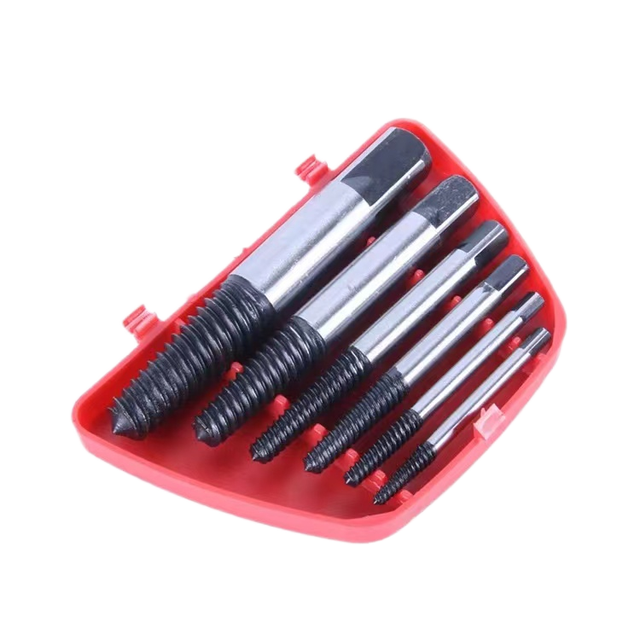 5pcs DIY Grade Screw Extractor and Remover Set for Damaged Pipes 1# 2# 3# 4# 5# Bolt Repair Tools OEM & ODM Customized Support