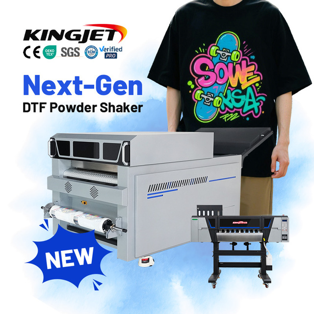 Kingjet Impresora Dtf Printer Printing Machine Drf Dft Imprimante Dtf Printer A3 Machine I3200 Xp600 60cm Dtf Printer