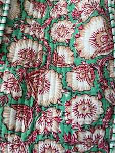 Bolso de Mano Acolchado de Algodón, Ligero, con Estampado Étnico, Asas Resistentes, para Viajes y Compras - Product Image 2