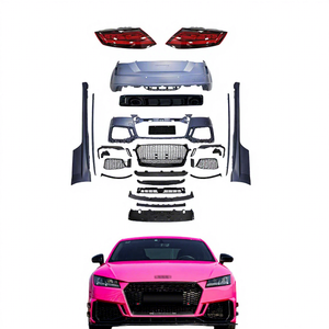 ชุดแต่ง TT สำหรับ <span class=keywords><strong>Audi</strong></span> TT <span class=keywords><strong>TTS</strong></span> ปี 2015-2017 อัพเกรดเป็น TTRS ปี 2023 กันชนหน้า กันชนหลัง ดิฟฟิวเซอร์หลัง ไฟท้าย TT - Product Image 1