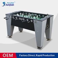 Table de football de table haut de gamme robuste en fibre de bois, 8 tiges, personnalisable pour adultes, idéale pour bars et clubs