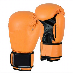 ถุงมือ MMA ระดับมืออาชีพ ป้องกันเต็มฝ่ามือ  วัสดุ PU สีทอง บุภายในนุ่ม  ปิดข้อมือด้วยเชือกผูก  บรรจุภัณฑ์แบบกำหนดเองได้ คุณภาพสูง - Product Image 1