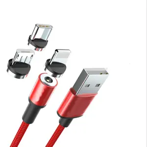 Nouveaux Produits Usb Type C Câble Otg V8 Charge Rapide Cargador Para Celular Chargeur Magnetico 3 En 1 Câble Kablo Câbles D'ordinateur