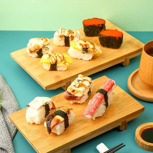Wooden Dessert Stand Rectangle Hotel <b>Table</b> Restaurant Serving Tray Set <b>Buffet</b> Pastry Display Rack - Product Image 4