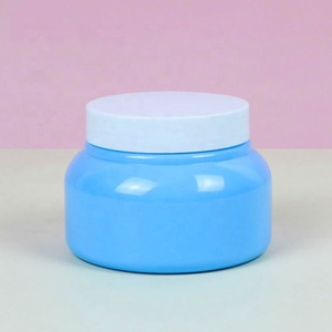 Wholesale Stock 250ml Pink PET <b>Plastic</b> Wide-Mouth Empty Bottle Cosmetic <b>Plastic</b> <b>Jar</b> 250g Face Creams Container - Product Image 2
