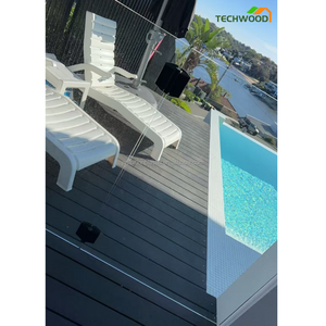 Tarima de WPC con Aspecto de Madera Antigua, Superficie Antideslizante, Diseño Moderno para Exteriores, Balcón, Jardín, Patio, Parque - Product Image 6