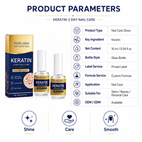 Soin des ongles à la kératine de haute qualité : fortifiant, lissant, hydratant, pour ongles secs, anti-casse, réparateur de dommages, stimulateur de croissance