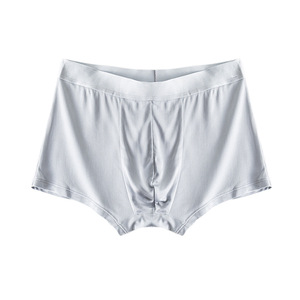 Sous-vêtements boxer en soie pure sans couture pour homme, sensation de peau nue, confortables et respirants - Product Image 4