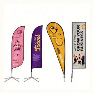 Wholesale Custom Printed Feather <b>Flags</b> Outdoor Advertising Beach Flying <b>Flag</b> Banners Promotional Product Category - Product Image 4