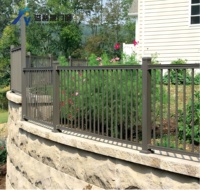 Style moderne Acier inoxydable Balcon Toit Terrasse Balustrades Bricolage Pont Rampe Main Courante pour Escaliers Villas Hôtels