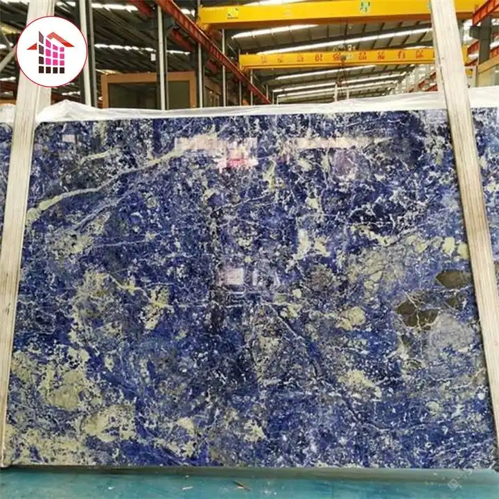 พรีเมี่ยมราคาถูกทันสมัยสีฟ้า Azul Macauba หินแกรนิตกระเบื้องสำหรับบันไดและเคาน์เตอร์ห้องครัว