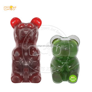 Aperitivos de goma en forma de oso personalizados de fábrica Marca propia 1kg Parodia de gomitas Caramelo de goma gigante con sabor afrutado OEM/ODM Embalaje a granel - Product Image 3