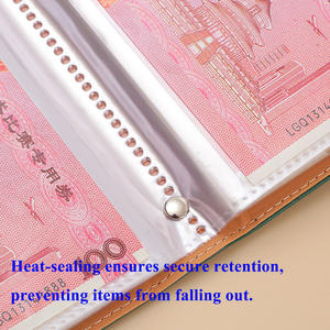 女性向けギフトアイテム、予算プランナー、現金封筒、ノート、お金の記録用A6節約ノート - Product Image 5