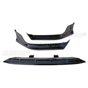 Kit carrosserie pour Honda Accord 10ème génération 2018-2021, couvre-pare-chocs aspect fibre de carbone, style SK-260, séparateur de pare-chocs avant, accessoires de voiture - Product Image 6
