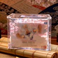 Boîte de protection rigide en acrylique transparente sur mesure pour coffret TCG 1er anniversaire version anglaise