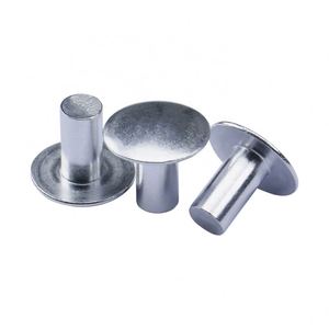Rivets pleins en aluminium à tête ronde 3mm 4mm 5mm Faible MOQ Norme ISO Finition brillante Qualité personnalisable - Product Image 2
