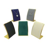 Support de présentation en microfibre pour pendentifs, boucles d'oreilles et colliers Deyi-Luxury, pour bijouterie, en stock transfrontalier