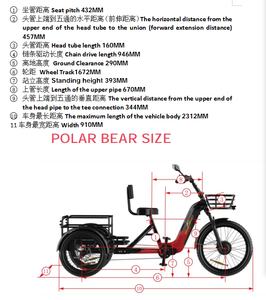Triciclo Eléctrico Sobowo Directo de Fábrica, 48V 2500W 132AH, 3 Ruedas, Alta Potencia, para Carga/Pasajeros, Largo Alcance 400km - Product Image 4