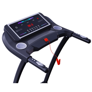 <span class=keywords><strong>Tapis</strong></span> roulant électrique <span class=keywords><strong>pliable</strong></span> avec calculateur d'IMC et moniteur <span class=keywords><strong>de</strong></span> fréquence cardiaque pour la remise en forme à domicile et en <span class=keywords><strong>appartement</strong></span> - Product Image 3