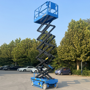 중국 제작 1 톤 가위 리프트 트레일러 전기 가위 리프트 수동 가위 비활성화 리프트 - Product Image 4