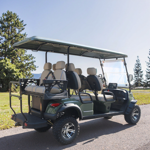 Mobil Golf Listrik 6 Kursi Energi Baru 2025, <span class=keywords><strong>Motor</strong></span> <span class=keywords><strong>AC</strong></span> 72V, Baterai Lithium, Jarak Tempuh 70-90km, Kemampuan Naik Lereng 15-20 Derajat - Product Image 4