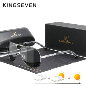 Occhiali da Sole Polarizzati Fotocromatici Vintage KINGSEVEN 2023 in Alluminio per Uomo e Donna, Occhiali da Guida 725 - Product Image 3