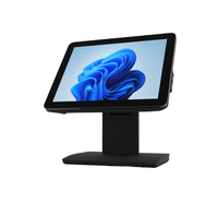 Poste de bureau à écran tactile plat Windows10 de 15.6 pouces pour caisse enregistreuse de point de vente d'épicerie avec corps pliable