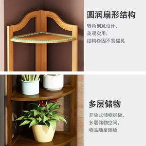 Soporte para plantas Pothos, soporte de bambú para flores de esquina, soporte de suelo para sala de estar, soporte de varias capas para macetas de suculentas para balcón. - Product Image 4