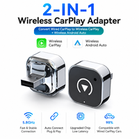 Adaptateur sans fil 2-en-1 CarPlay et Android Auto Kaiwo A681, garantie 1 an - Prix usine pour les grossistes