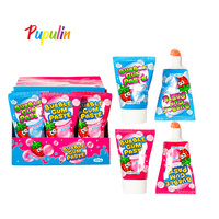 35g Dentifrice Squeeze Candy Tube Liquide Bubble Gum Confiserie Bonbons Aigres Bonbons Liquides Doux
