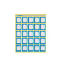 Étiquette autocollante thermochromique sensible à 60°C, personnalisable, résistante à l'huile, imperméable, indiquant la température, marque YTX, pour l'électricité