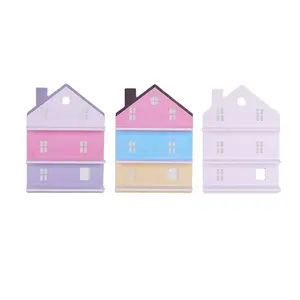 Mensola colorata per montaggio a parete a forma di casa per bambini