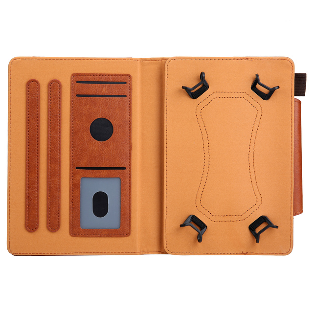 Universal Pu Leather Kickstand Card Holder Tablet case for 7-8 Inch Glitter Cover for 10 Inch Tablet and Pad