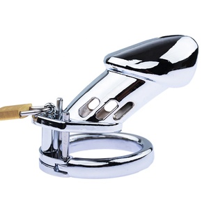Nuevo diseño de la jaula en La polla anillo para <span class=keywords><strong>pene</strong></span> con cerradura sexo juguetes de juegos para adultos - Product Image 1