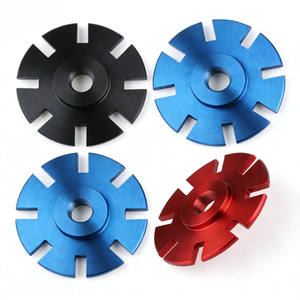 แผ่นพัดลมระบายความร้อนสแตนเลส CNC สำหรับอุปกรณ์ทำความเย็นอุตสาหกรรม (แบบมีรอยบาก) จากโรงงานโดยตรง - Product Image 6