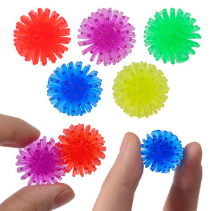 Pelotas Antiestrés de TPR Coloridas al por Mayor, Pelotas Suaves y Flexibles con Púas, Mini Juguete de Cápsula - Product Image 1