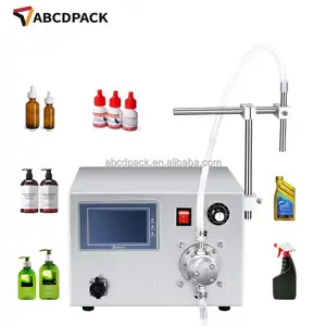 Bomba magnética semi-automática, pequena máquina de enchimento de água para perfume em gel, máquinas de enchimento de líquidos