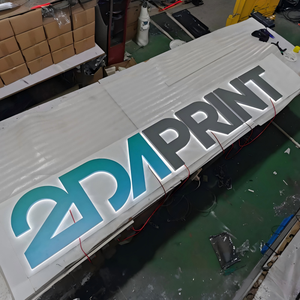 אותיות תלת מימד מנירוסטה עמידות למים בהתאמה אישית עם תאורת לד אחורית, שלט לד זוהר, אותיות לד עם לוגו חברה/שם - Product Image 2