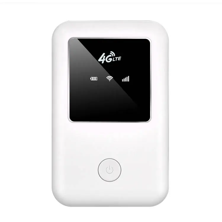 Routeur Wifi 4G Mini Routeur 4G Lte Haut débit de poche Wi-Fi Mobile Hotspot Routeur Wifi 4G Appareil portable Emplacement pour carte SIM et carte mémoire