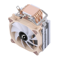 QiuzAim LGA2011-3 AM5/AM4 refroidisseur de processeur pour carte mère X99 4/6 dissipateur thermique avec ventilateur PWM RGB 120mm E5 V3/V4 processeur serveur
