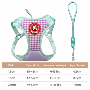 Correa reflectante resistente para perros con mango acolchado cómodo, cuerda de nylon trenzada fuerte para perros pequeños y medianos, para paseos al aire libre. - Product Image 3