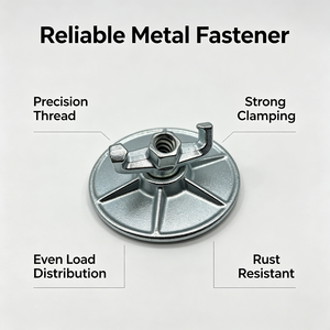 Tuerca <span class=keywords><strong>de</strong></span> Anclaje Forjada <span class=keywords><strong>de</strong></span> Alta Resistencia Antioxidante, Galvanizada <span class=keywords><strong>de</strong></span> Doble Capa, 150 mm, Herraje para Encofrado para Obras <span class=keywords><strong>de</strong></span> Construcción <span class=keywords><strong>de</strong></span> Edificios <span class=keywords><strong>de</strong></span> Gran Altura - Product Image 3