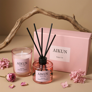 Ensemble de bougies parfumées AIKUN Premium Natural Soy Diffuser pour la maison, le salon, la chambre à coucher, la relaxation - Product Image 1