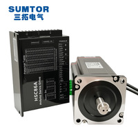 Motor Stepper Hybrid SUMTOR 86HS156ESS+HSC86A 12NM Nema 34 Closed Loop dengan Driver